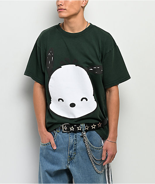 Hello Kitty® & Friends | A.LAB Pochacco™ Over The Rainbow Green T